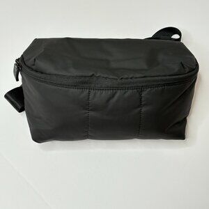 Calpak Luka Belt Bag Fanny Pack Matte Black Puffy Travel Purse Crossbody Pockets